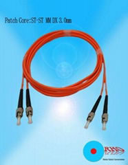 Mulit-mode ST to ST Fiber Optic patch cord