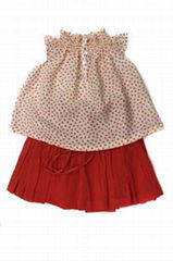 Anais & I Coral Skirt Set