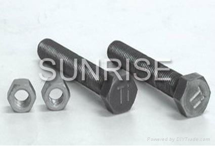 Titanium spring, screw, nut,