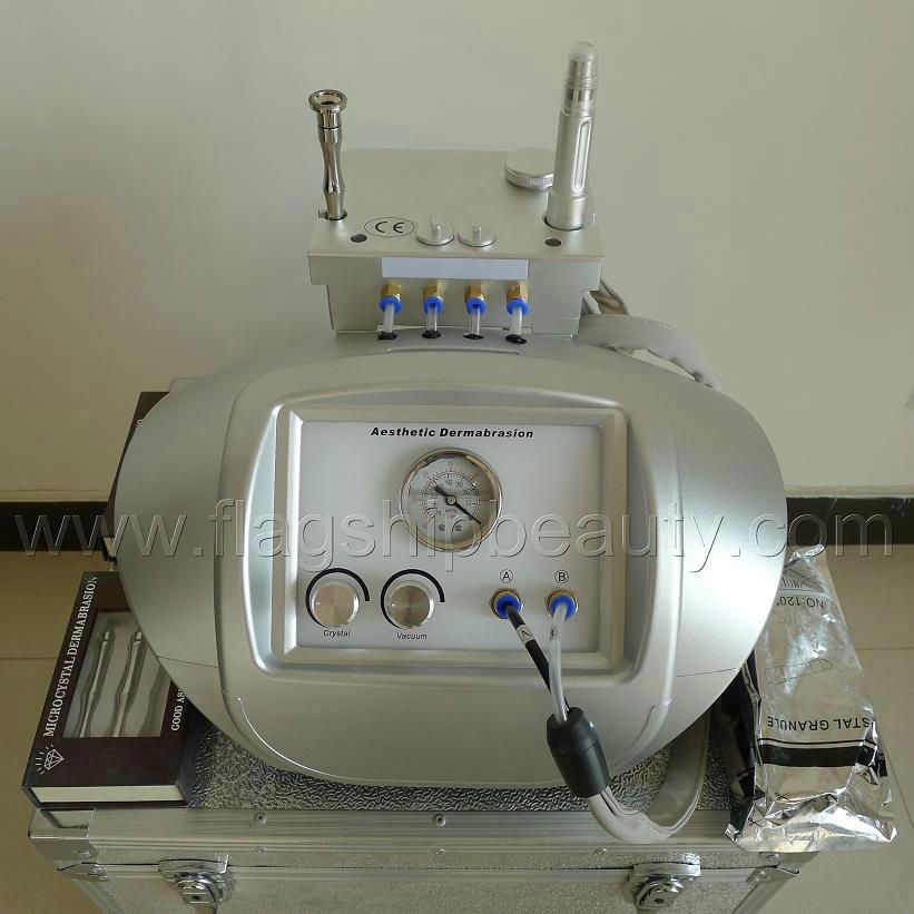 2 in 1 microcrystal + diamond peel dermarasion machine microdemabrasion