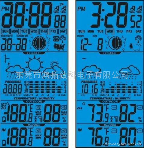 气压天气预报电波钟芯片