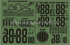 气压天气预报电波钟MCU