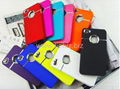 Plastic scrub case for Iphone 4