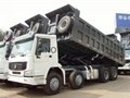 SINOTRUK HOWO 8X4 Dump Truck LHD