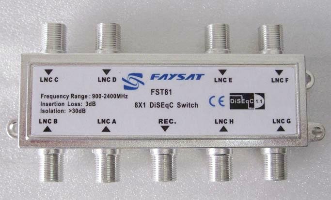 8x1 diseqc switch - FST 81 - FAYSAT (China Manufacturer) - Combination  Switch - Switch Products - DIYTrade China manufacturers suppliers