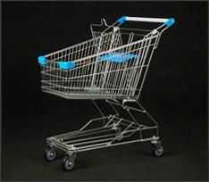 Asia style shopping trolley 80L