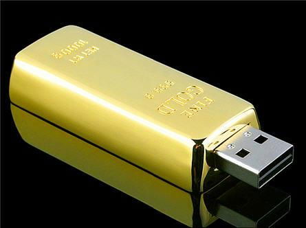 wholesale high quality gold usb flash drive 128GB 2