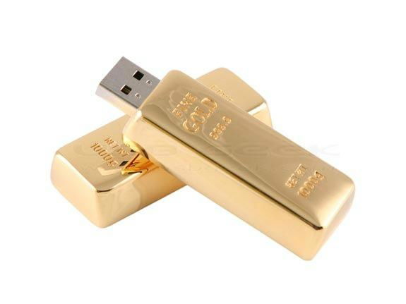 wholesale high quality gold usb flash drive 128GB 4