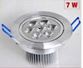 7W high power recessed Led downlight