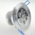 7W high power recessed Led downlight ceiling light CE&RoHS 2