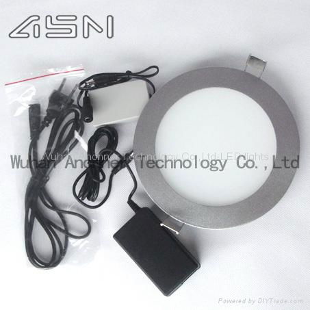 Round 5W LED Panel Light, 125*14mm 2