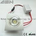 Square or Round Downlight AC input 2 years warranty 2