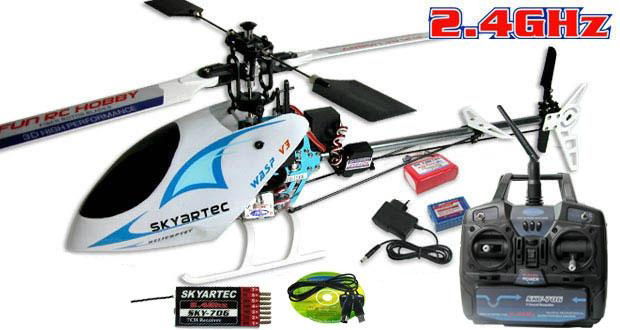 WASP V3 4ch  FP Aerobatic RC Helicopter 