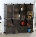 Shoe Plastic Storage Cube Shelves 4