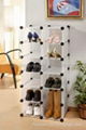 Shoe Plastic Storage Cube Shelves 5