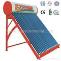 High effective evacuated tube solar water heat by CE 2