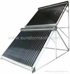 Environmental storm-styled solar water heater