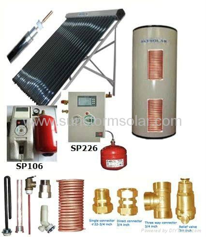 OEM possible and ISO9001 and CE split solar water heater 2