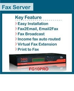 All in one fax2email hardware fax server(FG10)