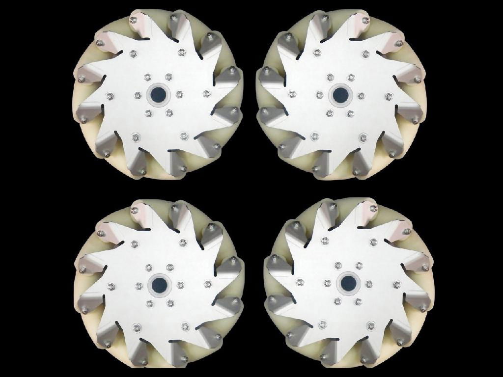 A set of (8 inch) 203mm Mecanum Wheel( 4 pieces)