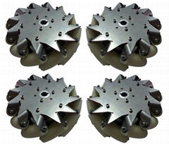 A set of 203mm(8inch) steel body mecanum wheel (4 pieces) 14138