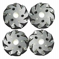 A set of (4 inch) 100mm mecanum wheels (4 pieces) 14094