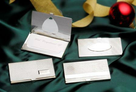 SILVER-PLATED CARDS CASES