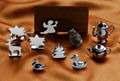 SILVER-PLATED PLACE CARD HOLDERS 1