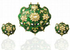 Kundan Meena Gold Daimond Jewellery