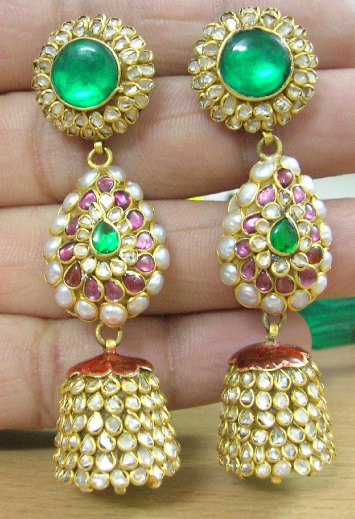 Kundan Meena Gold Daimond Jewellery