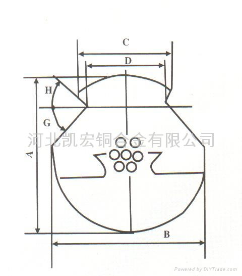 Steel-cored aluminum alloy compound trolley wire