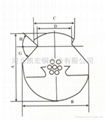 Steel-cored aluminum alloy compound