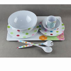 Melamine dinnerware