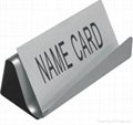 Aluminum name card holder