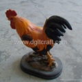 Colorful Resin Cock Rooster 1