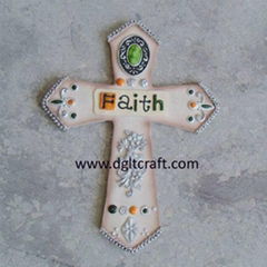 Resin Cross Decoration