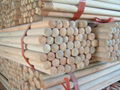 Natural Wooden broom handle 2