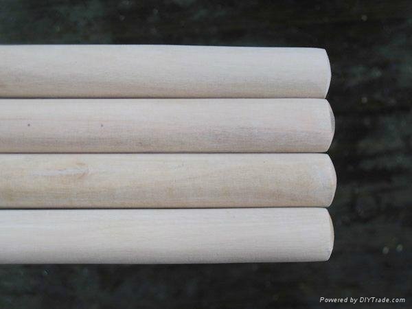 Natural Wooden broom handle 4
