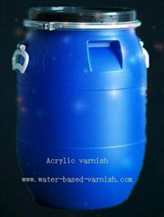 Capsule water-based varnish