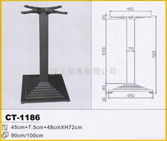 Cast iron desk foot