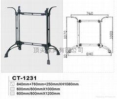 Cast iron sets foot