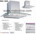 60 cm GLASS CHIMNEY COOKER HOOD