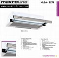 CHROME FRONT PANEL RANGE HOOD 