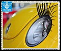 3D Car Eyelashes PVC Car Sticker 1