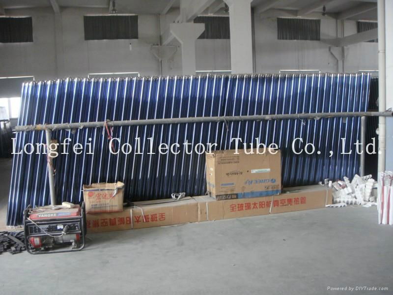 Single coating layer solar evacuated tube 3