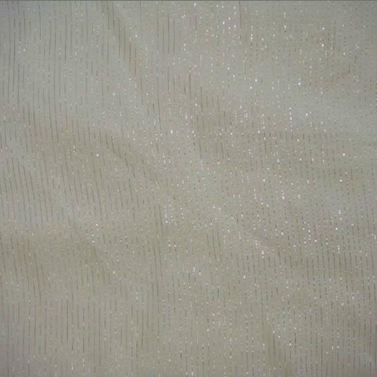 Metallic Silk Crepe Georgette fabric