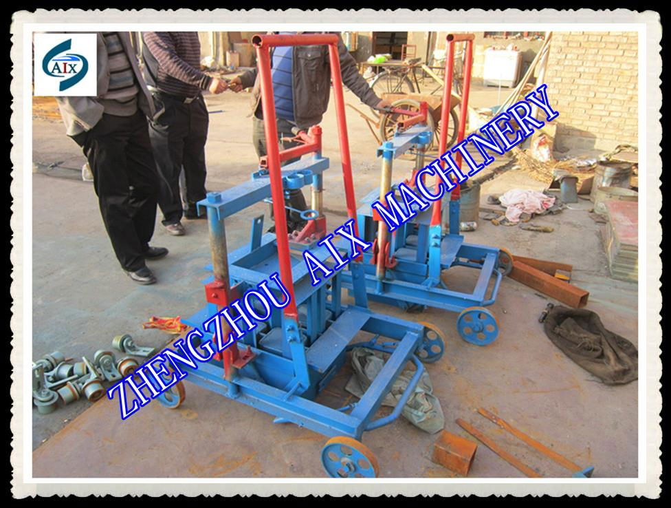 Concrete brick making machine 2