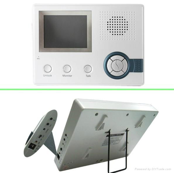 3.5inch wireless video door phone+ record+ alarm function+ rainproof 2