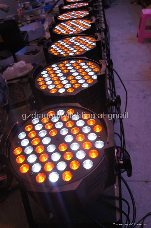 54pcs 3W LED Cast-Alu unwaterproof PAR64 Light with bandoor 2