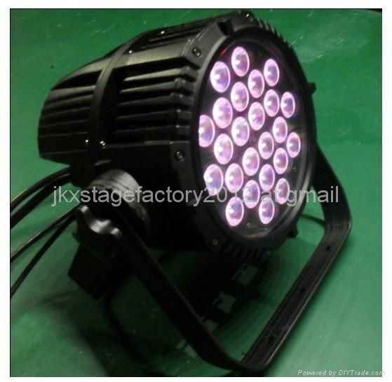 waterproof Die-cast Aluminum Par Can with 24pcsx10W 4in1 LED outdoor light IP56 